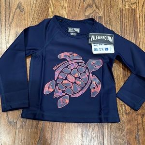 Toddler boys Vilebrequin turtle rash guard